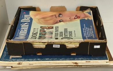 A COLLECTION OF VINTAGE MAGAZINES INCLUDING 1960s WOMAN'S DAY AND THE SPHERE