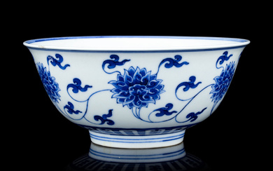 A Chinese Blue and White 'Lotus' Porcelain Bowl