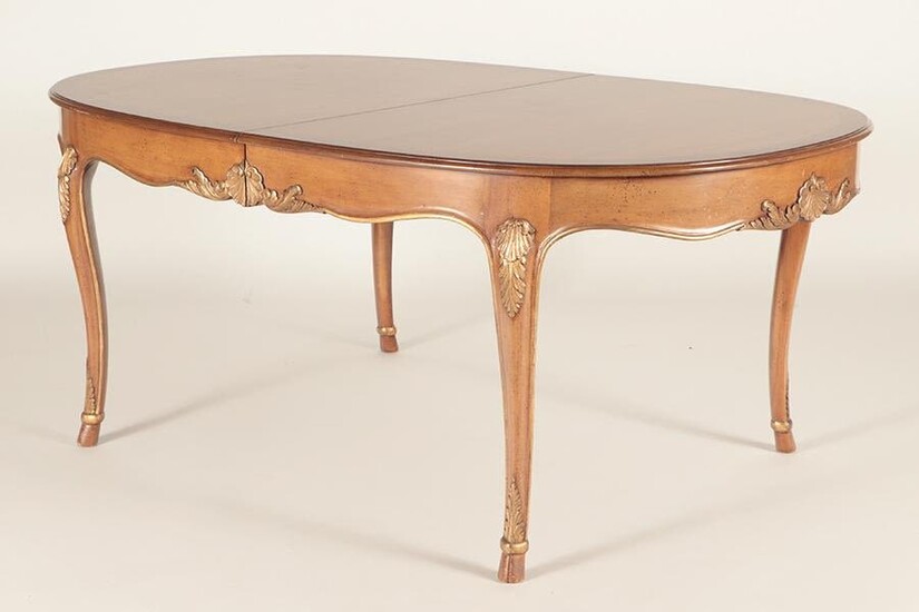 A FRENCH PROVINCIAL STYLE DINING TABLE