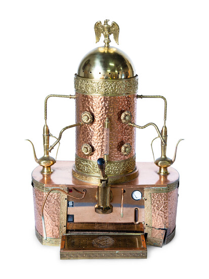 A Gaggia Orione Copper Espresso Machine