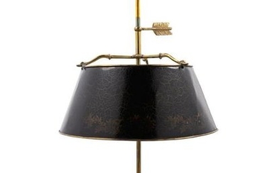 A Louis XVI Style Brass Bouillotte Lamp