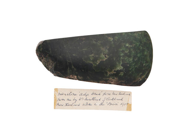 A Maori Adze Blade (TOKI POUNAMU), New Zealand, Probably 19th Century Or Earlier