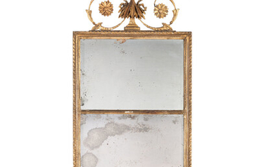 A Pair of Giltwood Mirrors with Eagles