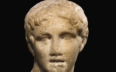 A ROMAN MARBLE HEAD OF A MAN, CIRCA 1ST CENTURY A.D.
