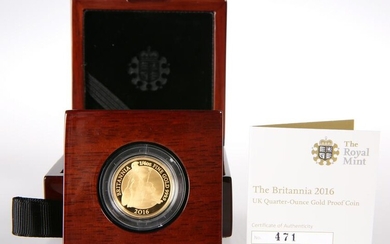 A ROYAL MINT QUARTER-OUNCE GOLD PROOF COIN, "THE