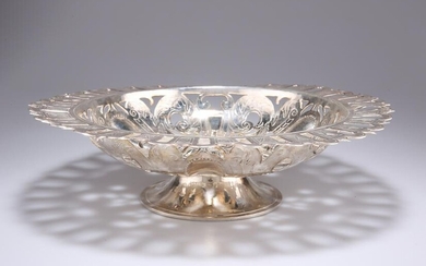 A SILVER-PLATED COMPOTE, by The Duchess of Sutherland's