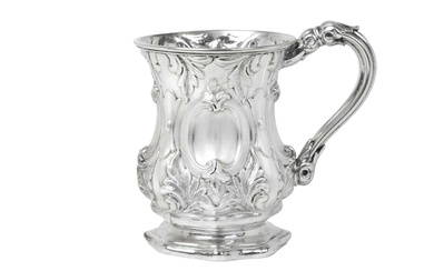 A Victorian Silver Christening-Mug by Henry Wilkinson and Co., Sheffield, 1853