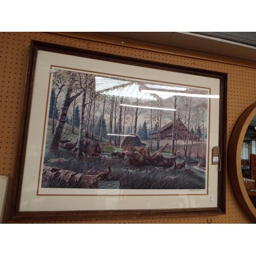 A limited edition original collotype print by Ken Michaelson...