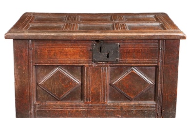 A rare Elizabeth I/James I oak table-chest, West Country, ci...