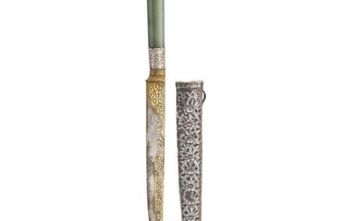 A small Ottoman knive with nephrite handle, circa 1800