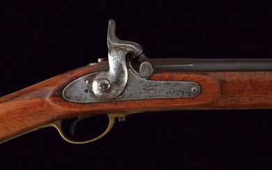 AN ENFIELD MODEL 1853 TYPE PERCUSSION GUN WITH BAYONET