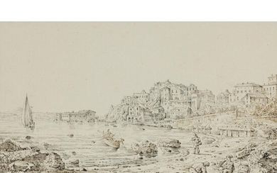 ANTONIO SENAPE (ITALIAN 1788 - 1850) VEDUTA DI POZZUOLI