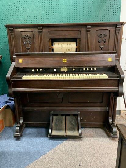 Aeolian Orchestelle Reed Organ with External Pump