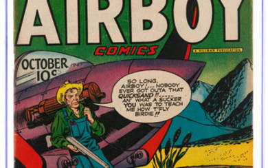 Airboy Comics V4#9 (Hillman Fall, 1947) CGC FN+ 6.5...