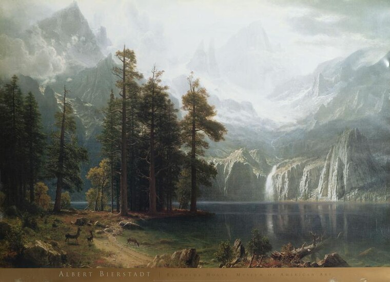 Albert Bierstadt, Sierra Nevada, Poster