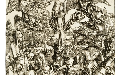 Albrecht Drer (Norimberga,, 1471 - 1528) [da], La crocefissione. XVIII secolo.