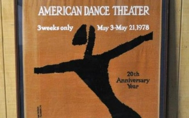 Alvin Ailey African-American Textile Poster