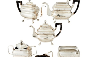 American Silver Tea and Coffee Service Early 19th century