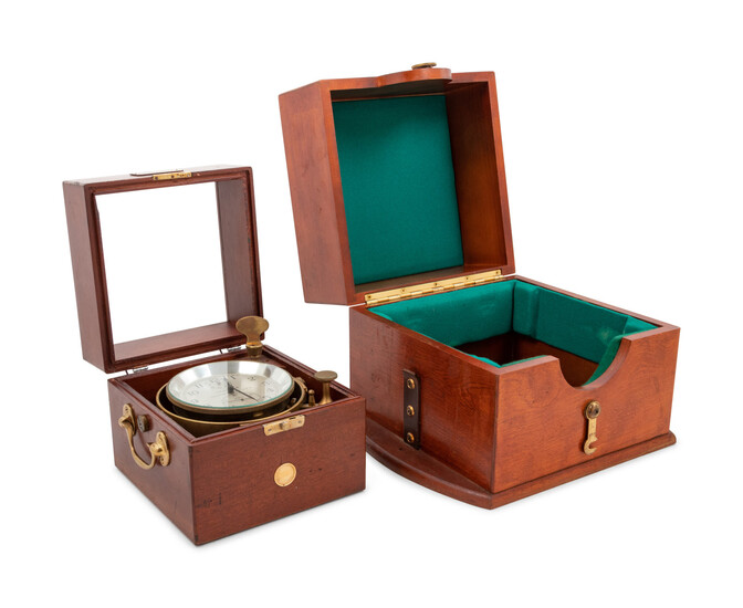 An American Mahogany Cased Two-Day Ship's Chronometer
