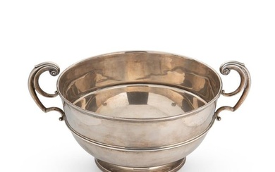 An Edward VII silver rose bowl