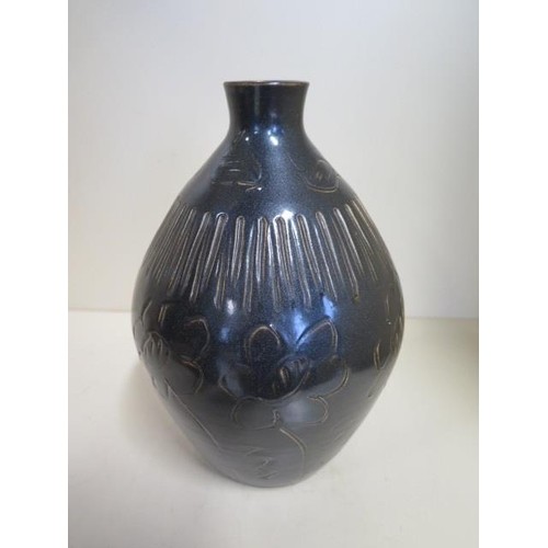 An early Omega studio pottery vase impressed mark and 11 to ...