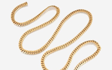 An eighteen karat gold necklace, Tiffany & Co.