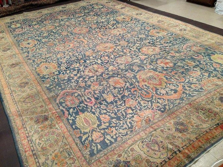 Antique Indian Carpet 11'10'' X 18'5'', Item # 91016