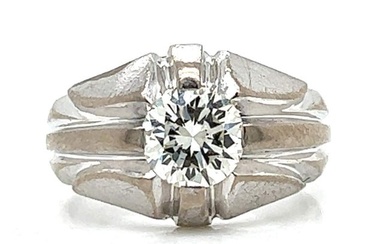 Art Deco Platinum 1.10 Ct. Diamond Ring