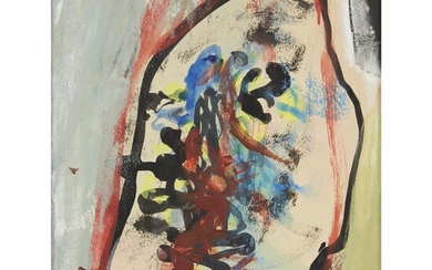 Asger Jorn (Danish, 1914-1973) Biforcated Chastity Signed and dated...