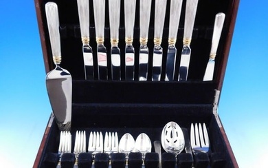 Ashmont Gold by Reed & Barton Sterling Silver Flatware Set Service 38 pcs Dinner