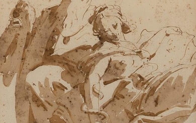 Attributed to Giovanni Domenico Tiepolo Asclepius and Hygeia