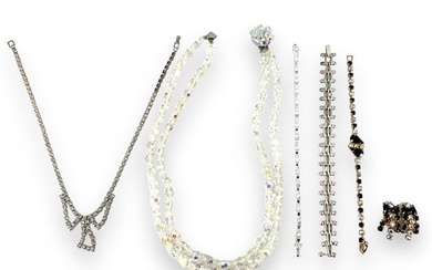 Aurora Borealis Necklace, Vintage Fashion Crystals and More