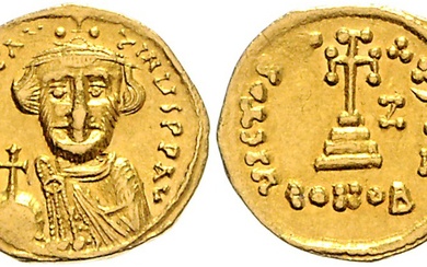 BYZANTINISCHES REICH, Constans II., 641-668, AV Solidus, Off.Z