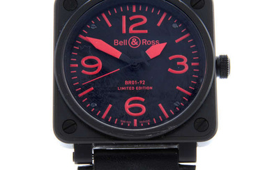 Bell & Ross- a limited edition BR01-92 wrist watch, 46mm.