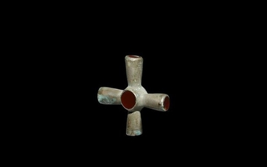 Byzantine Silver Jewelled Cross
