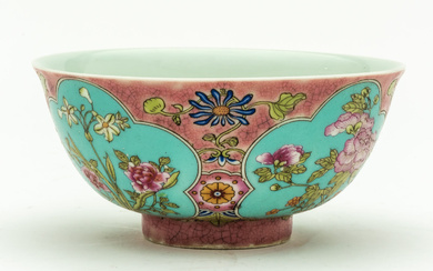 CHINESE PORCELAIN BOWL SHOWING THE 4 SEASONS