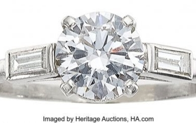 Cartier Diamond, Platinum Ring Stones: Round