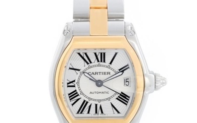 Cartier Roadster Men's Steel & Gold 2-Tone Watch W