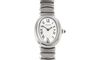 Cartier - a Baignoire watch, 22mm.