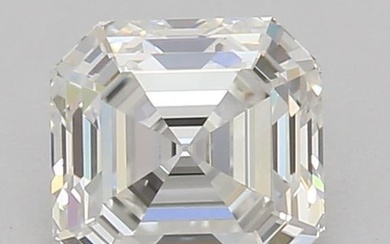 Certified 0.72 Ct Square Emerald Cut Loose Diamond