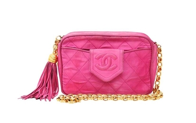 Chanel Pink Bijoux Chain Mini Camera Bag