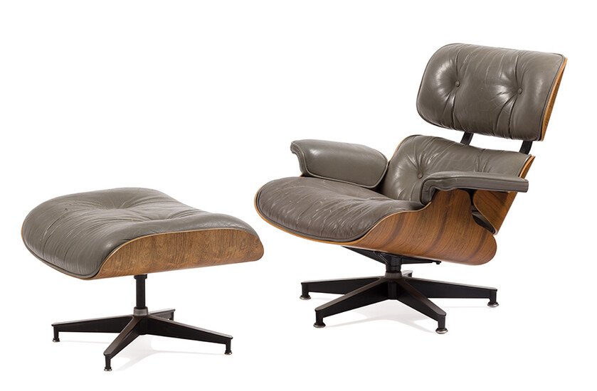 Charles & Ray Eames: Lounge chair and ottoman (2)