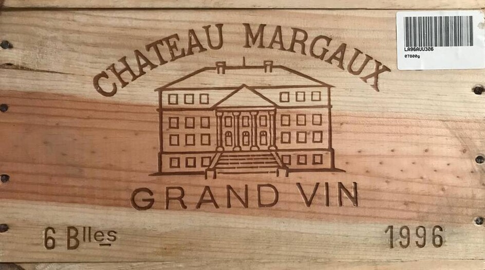 Chateau Margaux 1996 Margaux 6 bottles owc 100/100 Wine Advocate