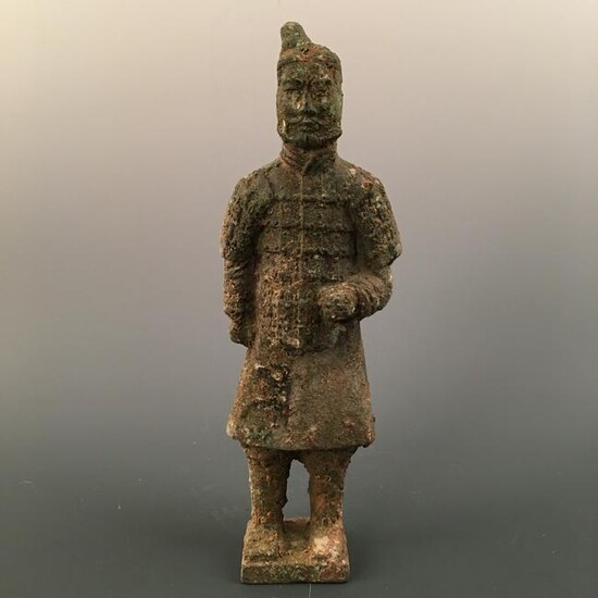 Chinese Bronze Terracotta Warriors Model