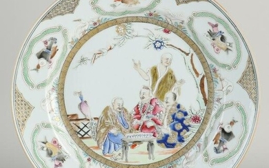 Chinese Family Rose plate Ã˜ 22.8 cm.