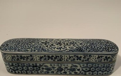 Chinese Ming Blue and White Aromatherapy Box