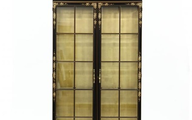 Chinese Pagoda Form Lacquered Display Cabinet