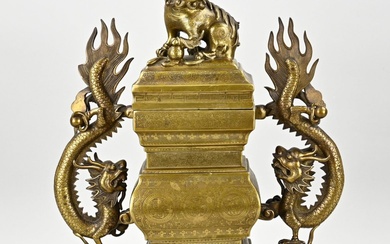 Chinese bronze incense burner