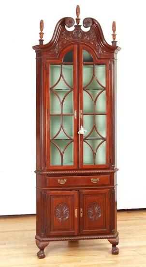 Chippendale style Corner Cabinet