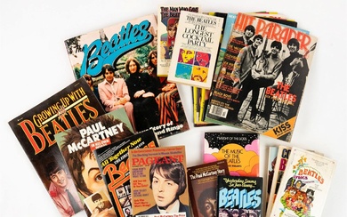 Collection of Vintage Beatles Periodical Memorabilia
